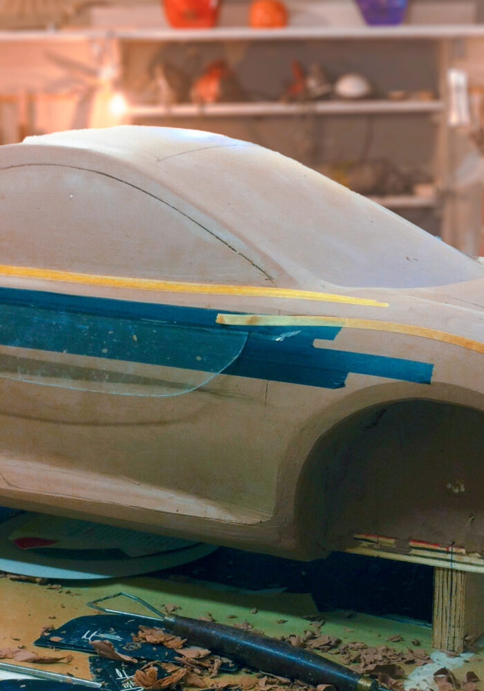 Clay modeling (or clay model making) for automobile prototypes was first introduced in the 1930s by automobile designer Harley Earl, head of the General Motors styling studio. CLAY is a malleable material that can be easily shaped, thus enabling designers to create models to visualize a product. Clay modeling was soon adopted throughout the industry and remains in use today.