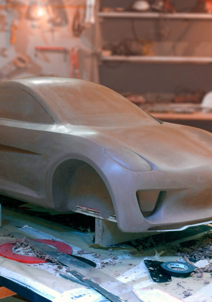 Clay modeling (or clay model making) for automobile prototypes was first introduced in the 1930s by automobile designer Harley Earl, head of the General Motors styling studio. CLAY is a malleable material that can be easily shaped, thus enabling designers to create models to visualize a product. Clay modeling was soon adopted throughout the industry and remains in use today.