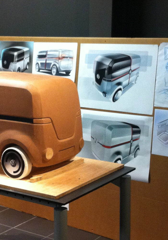 Clay modeling (or clay model making) for automobile prototypes was first introduced in the 1930s by automobile designer Harley Earl, head of the General Motors styling studio. CLAY is a malleable material that can be easily shaped, thus enabling designers to create models to visualize a product. Clay modeling was soon adopted throughout the industry and remains in use today.