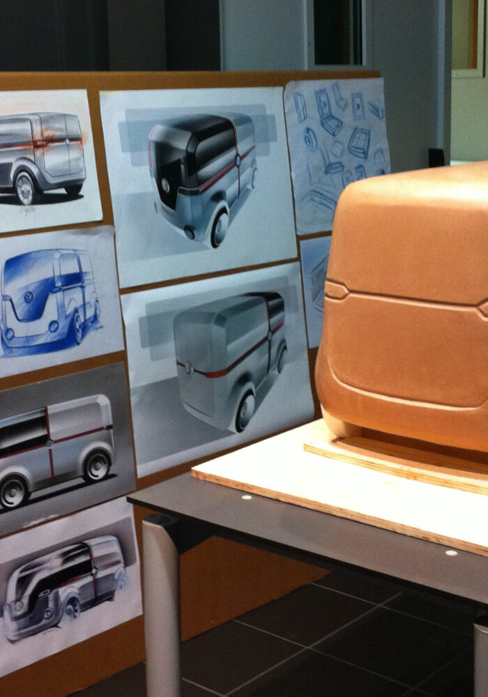 Clay modeling (or clay model making) for automobile prototypes was first introduced in the 1930s by automobile designer Harley Earl, head of the General Motors styling studio. CLAY is a malleable material that can be easily shaped, thus enabling designers to create models to visualize a product. Clay modeling was soon adopted throughout the industry and remains in use today.