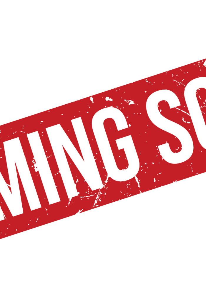 Coming Soon Grunge Rubber Stamp - Vector