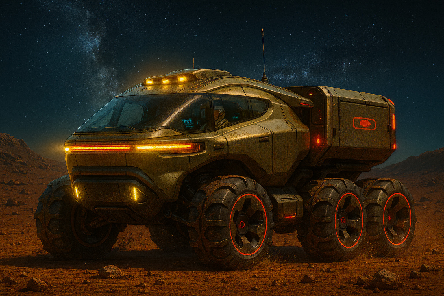 Concept Mars Rovers 